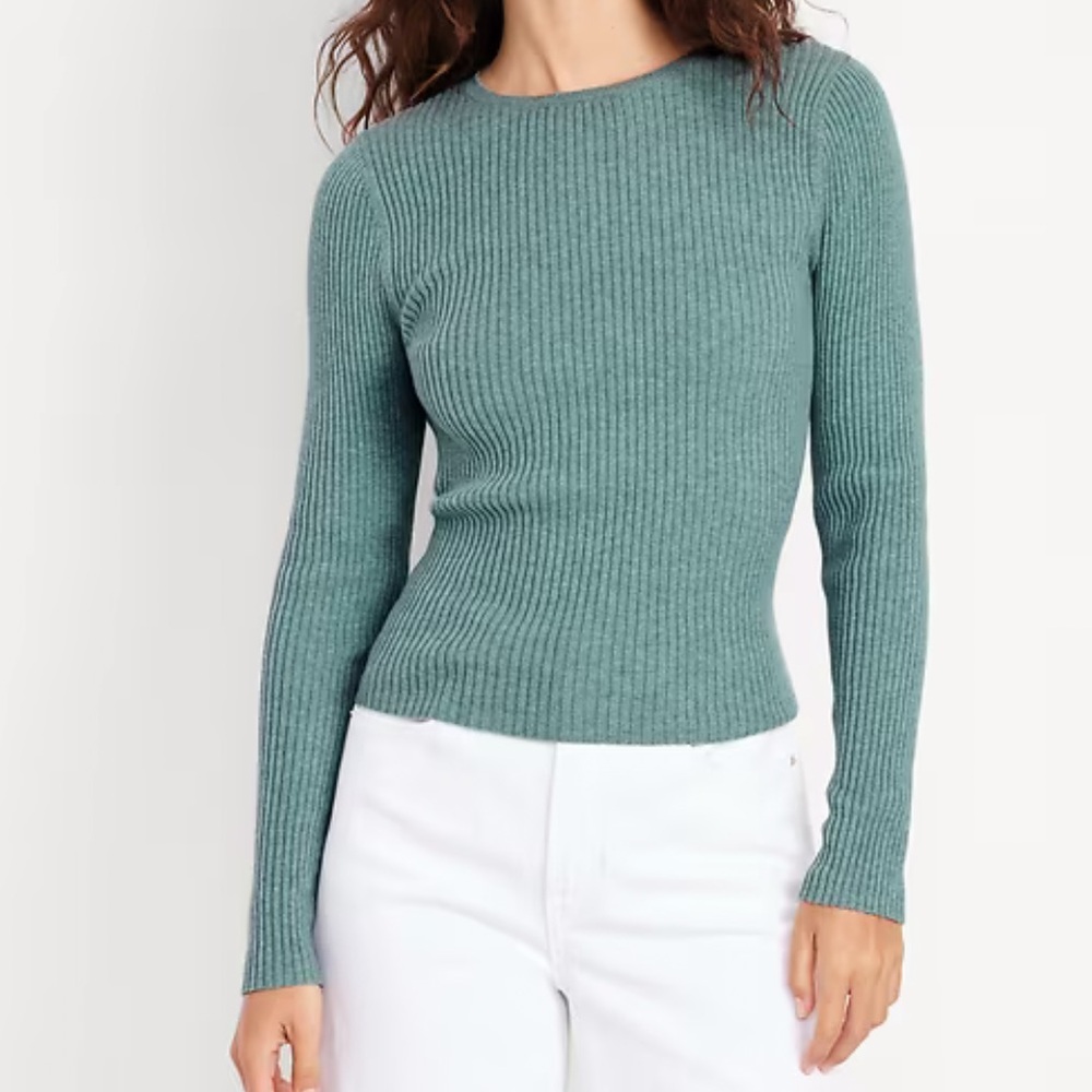 NWT Old Navy Ribbed Green Sweater